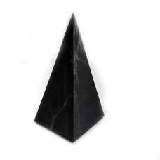 High shungite pyramid unpolished 30x30х60mm