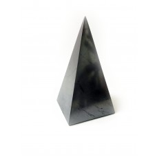 High shungite pyramid polished 80x80x160mm