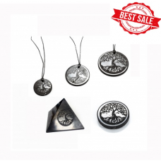 Special Set Tree of life (pyramid polished 5cm, plate 50mm, pendant 30mm, 40mm, 50mm)