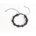 Shungite oriental bracelet Arachne with cube beads 10mm (only from Russian stock) 