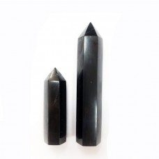 Pair of Obelisk shungite   8 cm and 6 cm