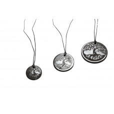 NEW!  Family set of pendants with engraving Tree of life. The size 30-40-50mm