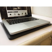 Shungite EMF protection stand for a laptop