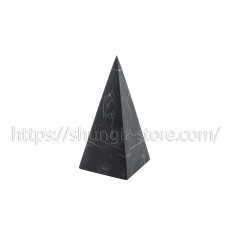 High shungite pyramid unpolished 90x90x200mm