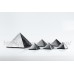 300x300mm polished shungite pyramid