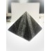 150х150 mm unpolished shungite pyramid with quartz RARE and LIMITED!