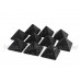 10 Unpolished shungite pyramids 30x30mm