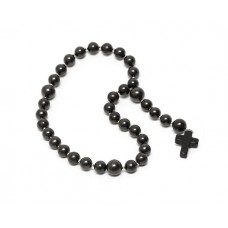 Shungite rosary with a cross 33 beads.