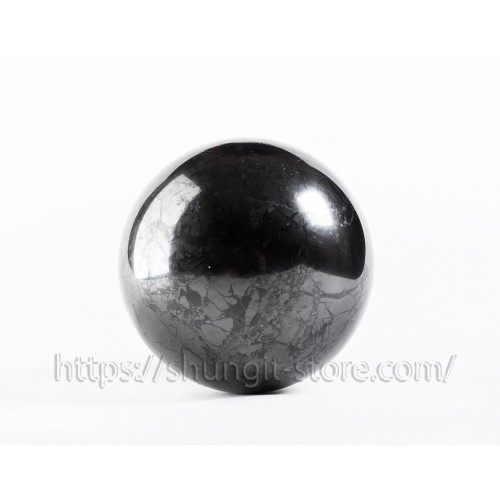 1,57 inches Sphere of shungite polished 40mm 