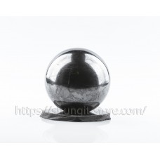 Sphere of shungite polished 250mm + big shungite stand for free